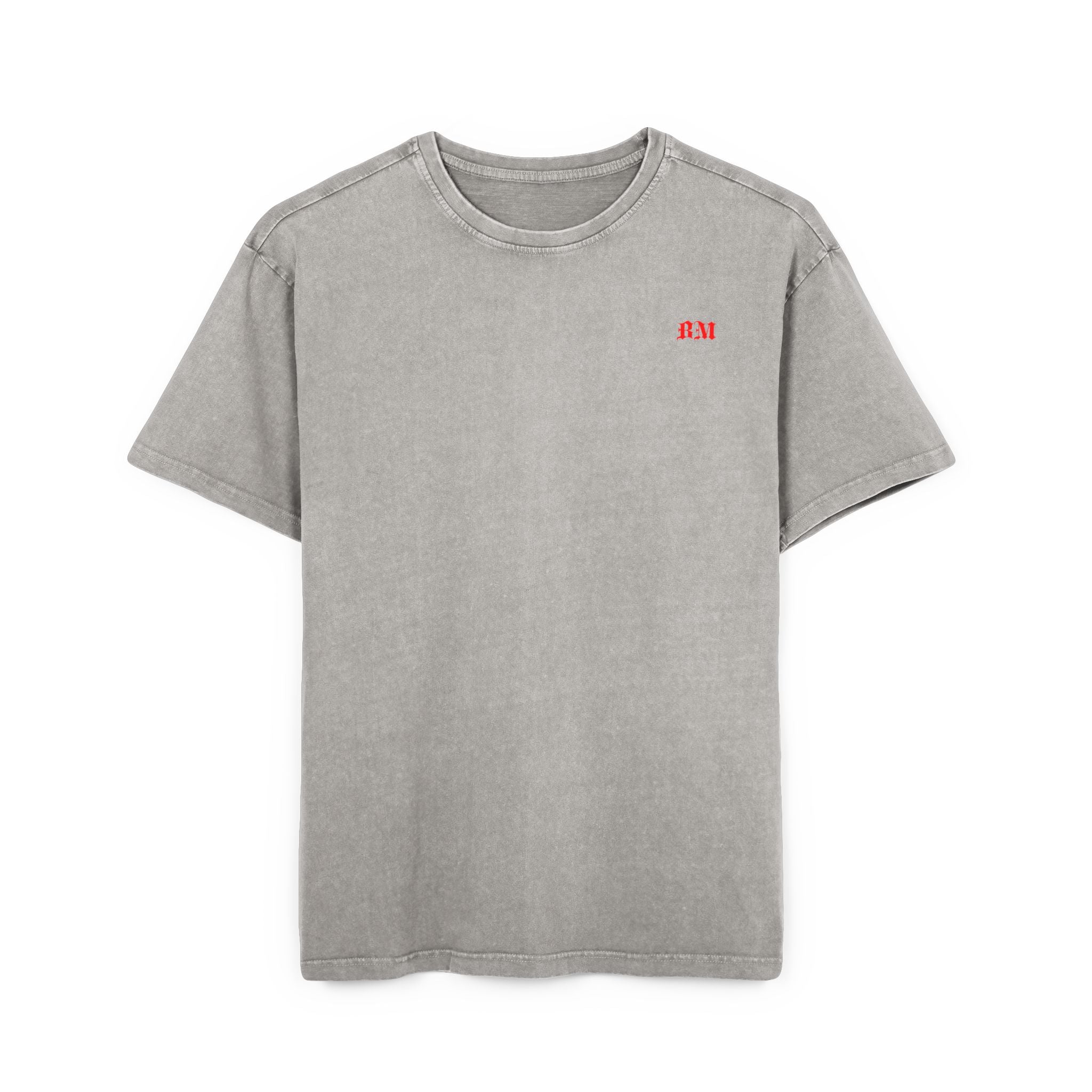 Broke Miljonair “BM” Acid Washed Floral Oversize Tee