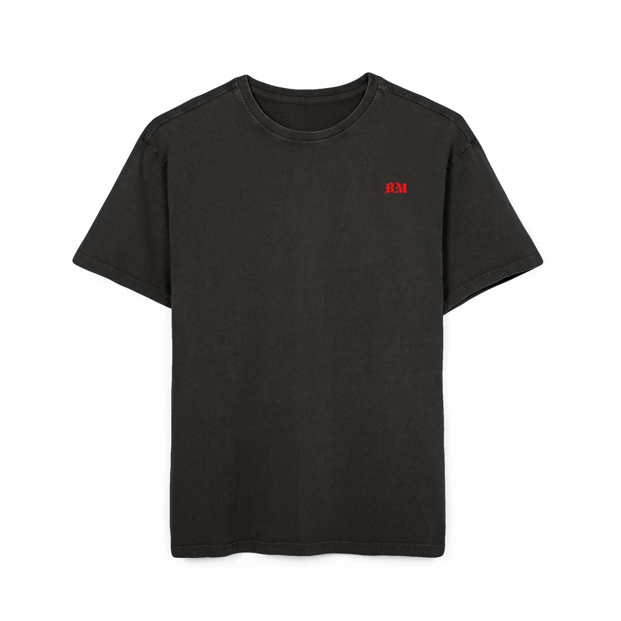 Broke Miljonair “BM” Acid Washed Floral Oversize Tee
