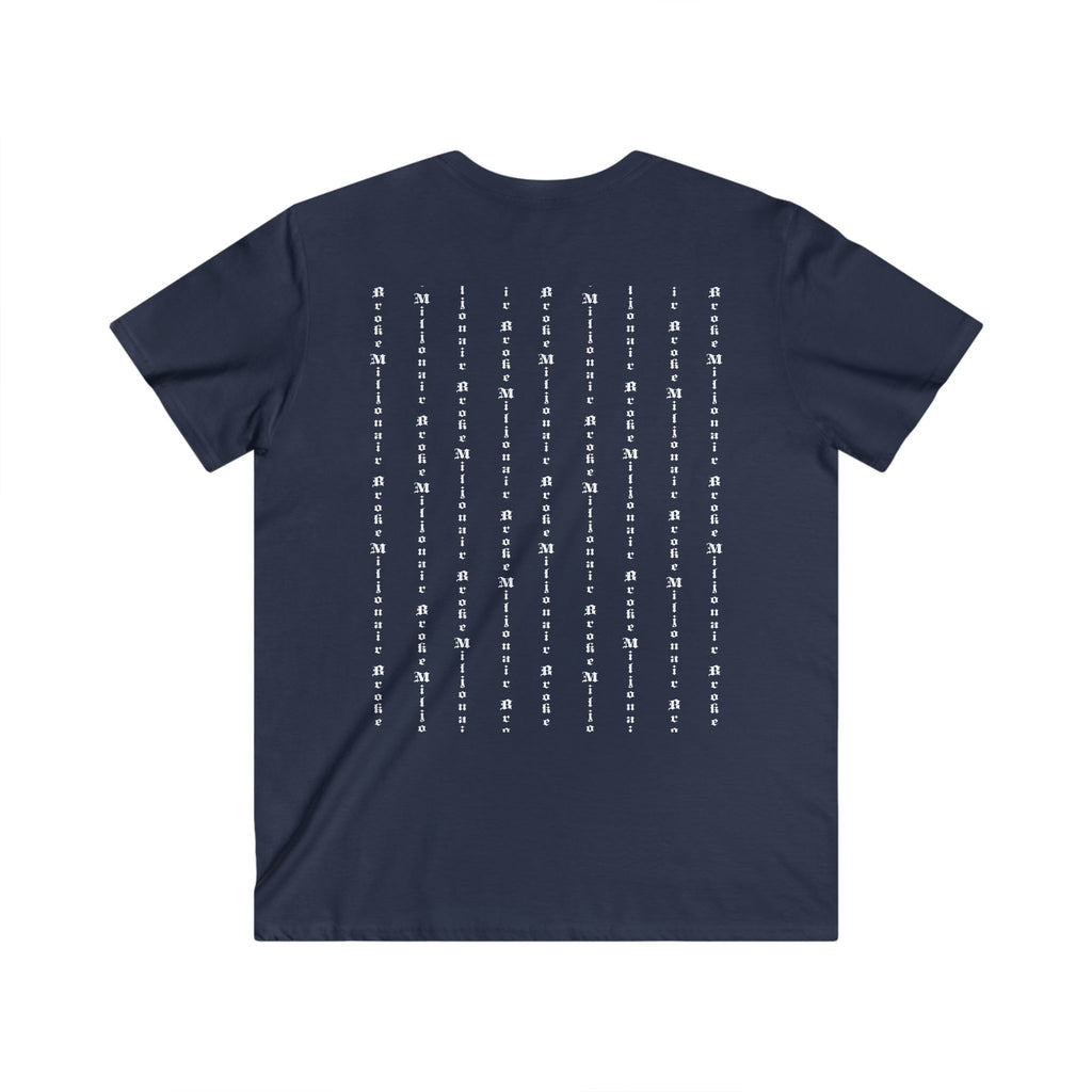 Broke Miljonair "BM" Men's V-Neck Short Sleeve Tee