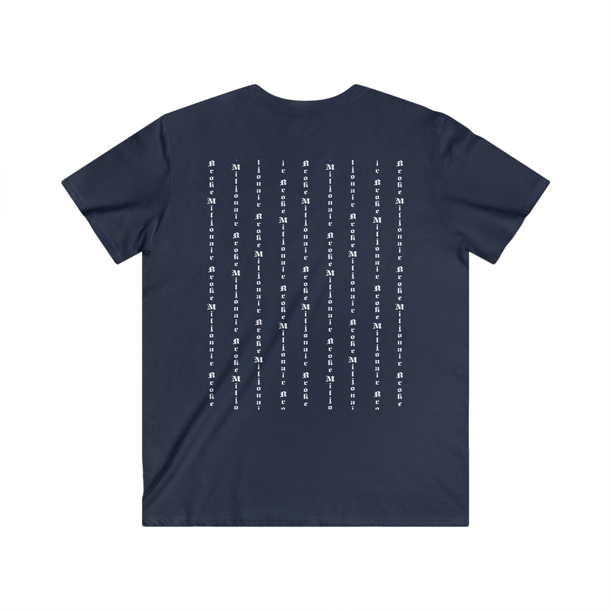 Broke Miljonair "BM" Men's V-Neck Short Sleeve Tee