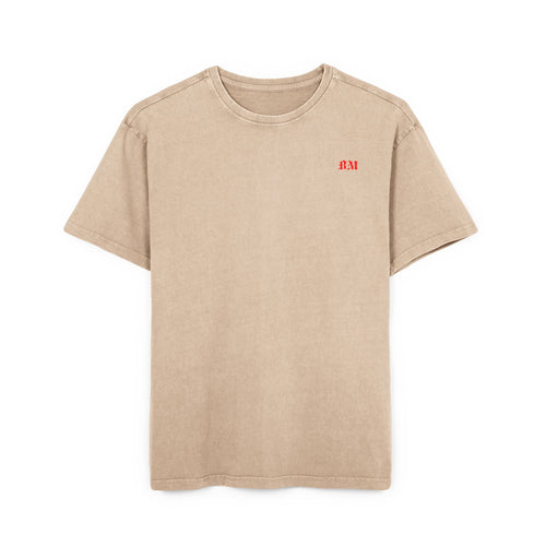 Broke Miljonair “BM” Acid Washed Floral Oversize Tee
