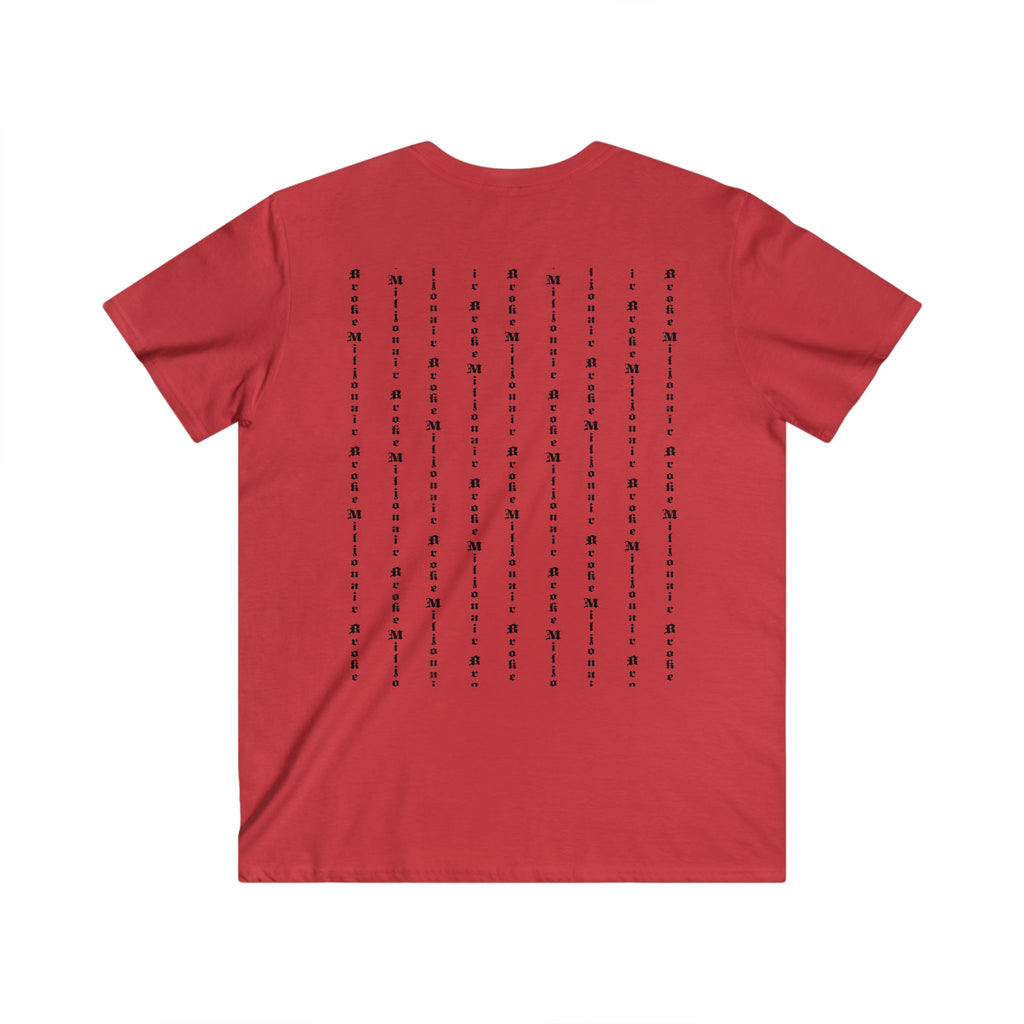 Broke Miljonair "BM" Men's V-Neck Short Sleeve Tee