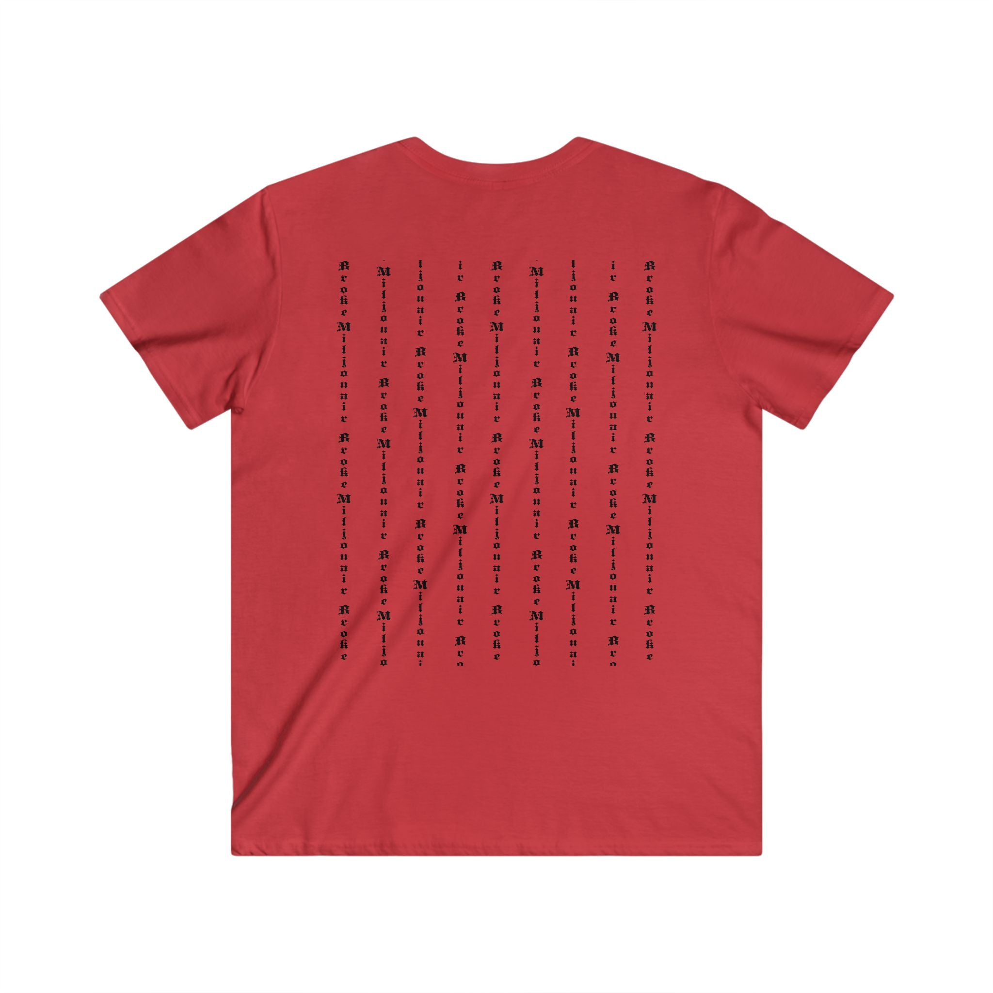Broke Miljonair "BM" Men's V-Neck Short Sleeve Tee