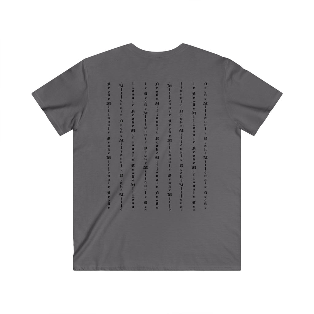 Broke Miljonair "BM" Men's V-Neck Short Sleeve Tee