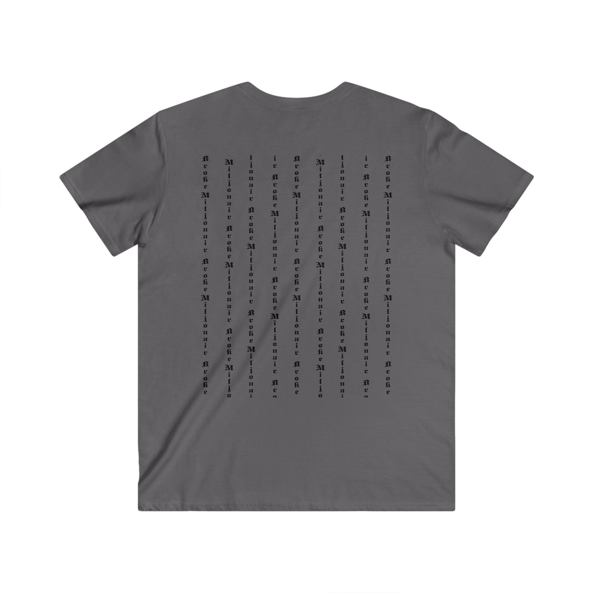 Broke Miljonair "BM" Men's V-Neck Short Sleeve Tee
