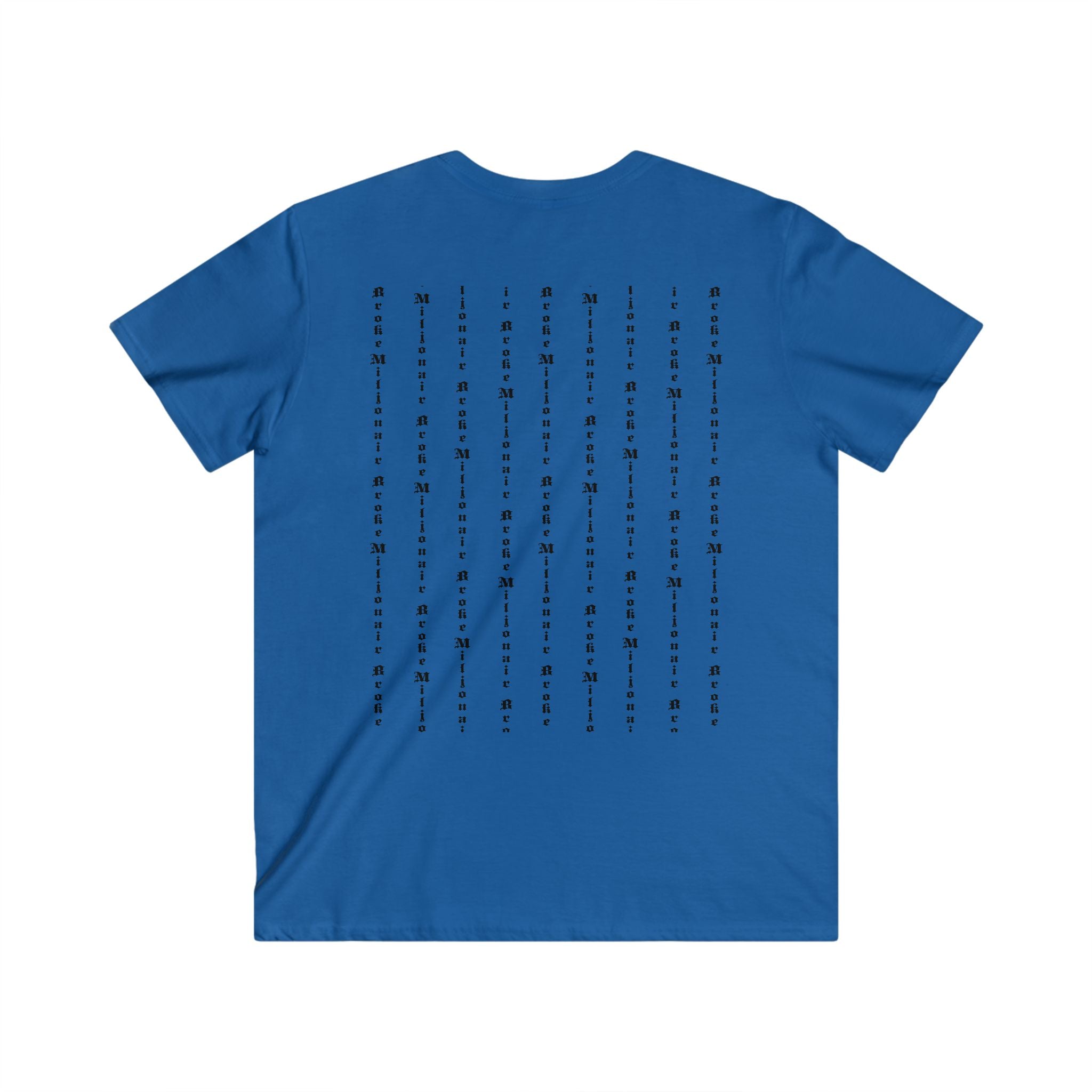 Broke Miljonair "BM" Men's V-Neck Short Sleeve Tee