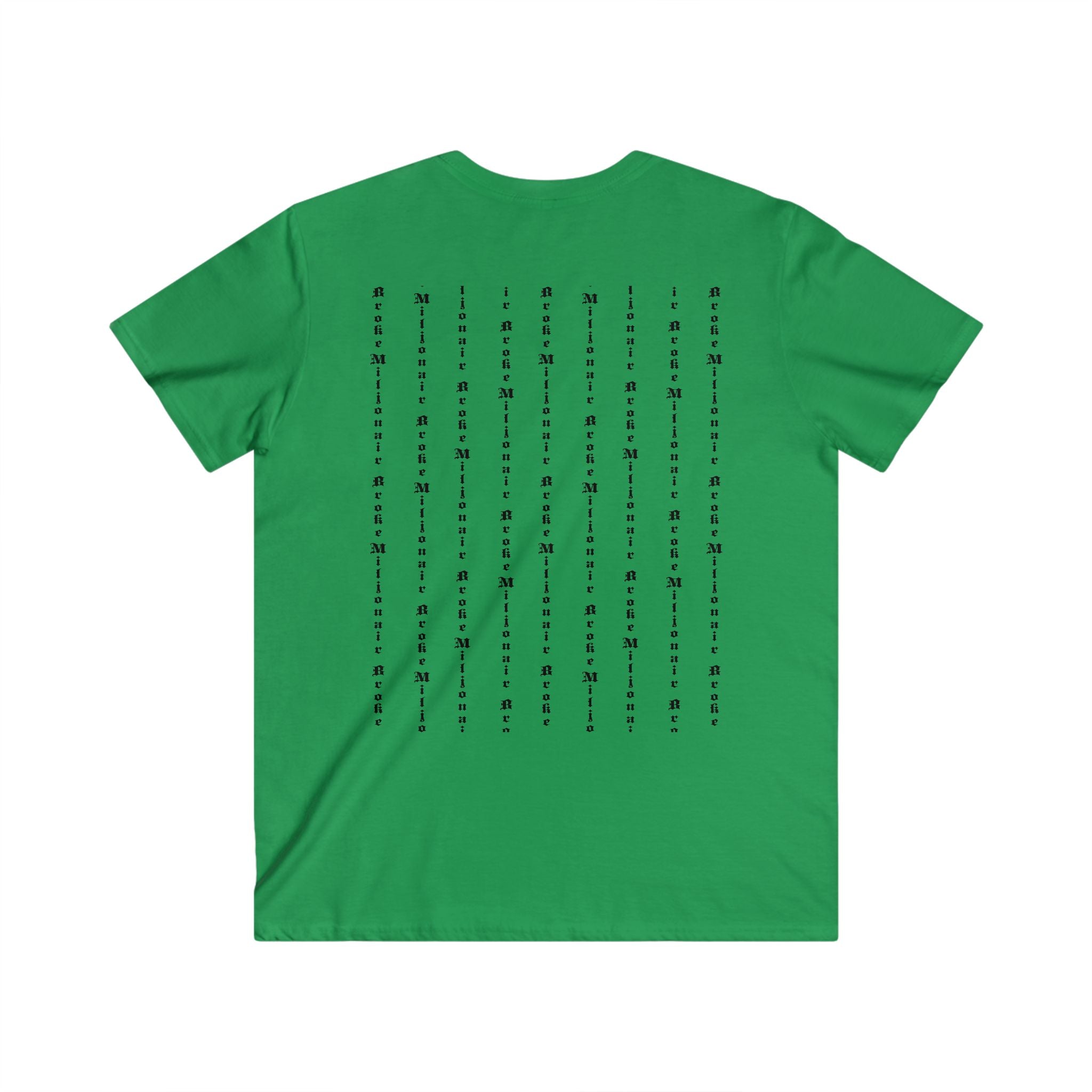 Broke Miljonair "BM" Men's V-Neck Short Sleeve Tee
