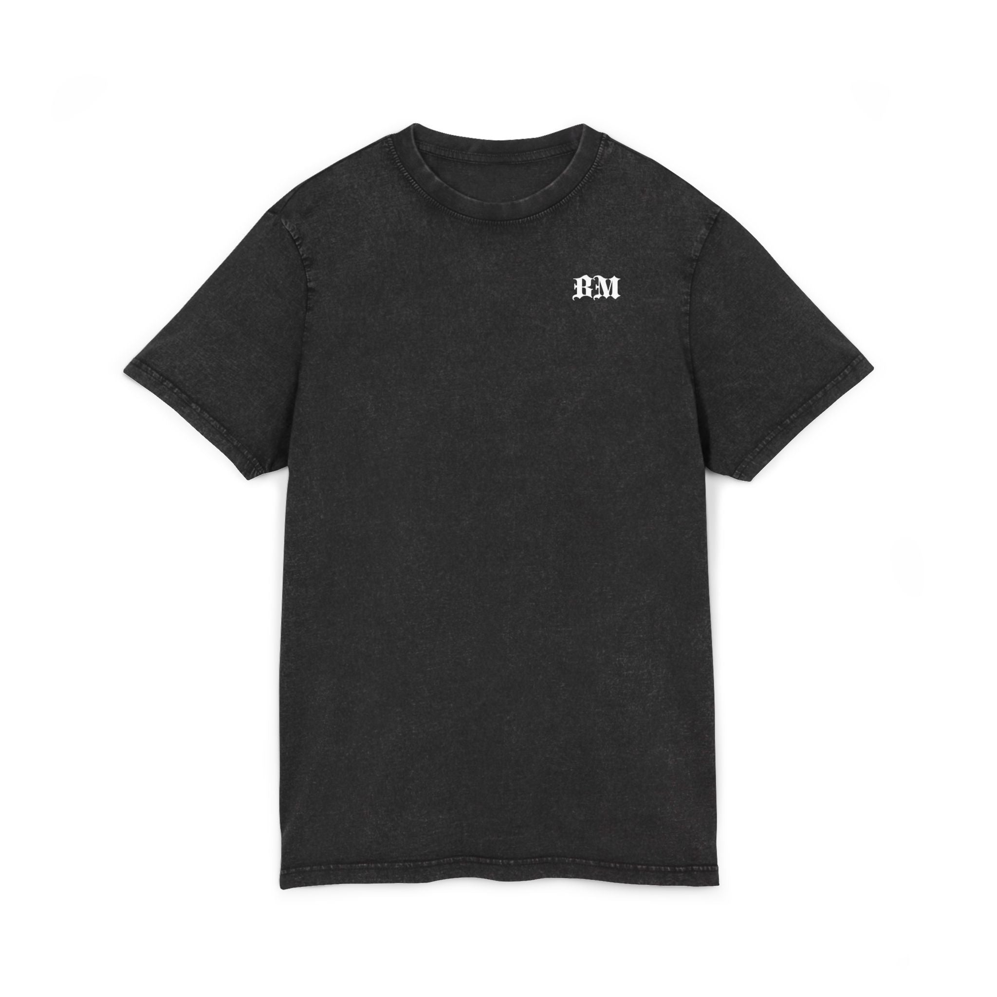 Broke Miljonair "BM" Acid Washed Round Neck Tee Regular Fit