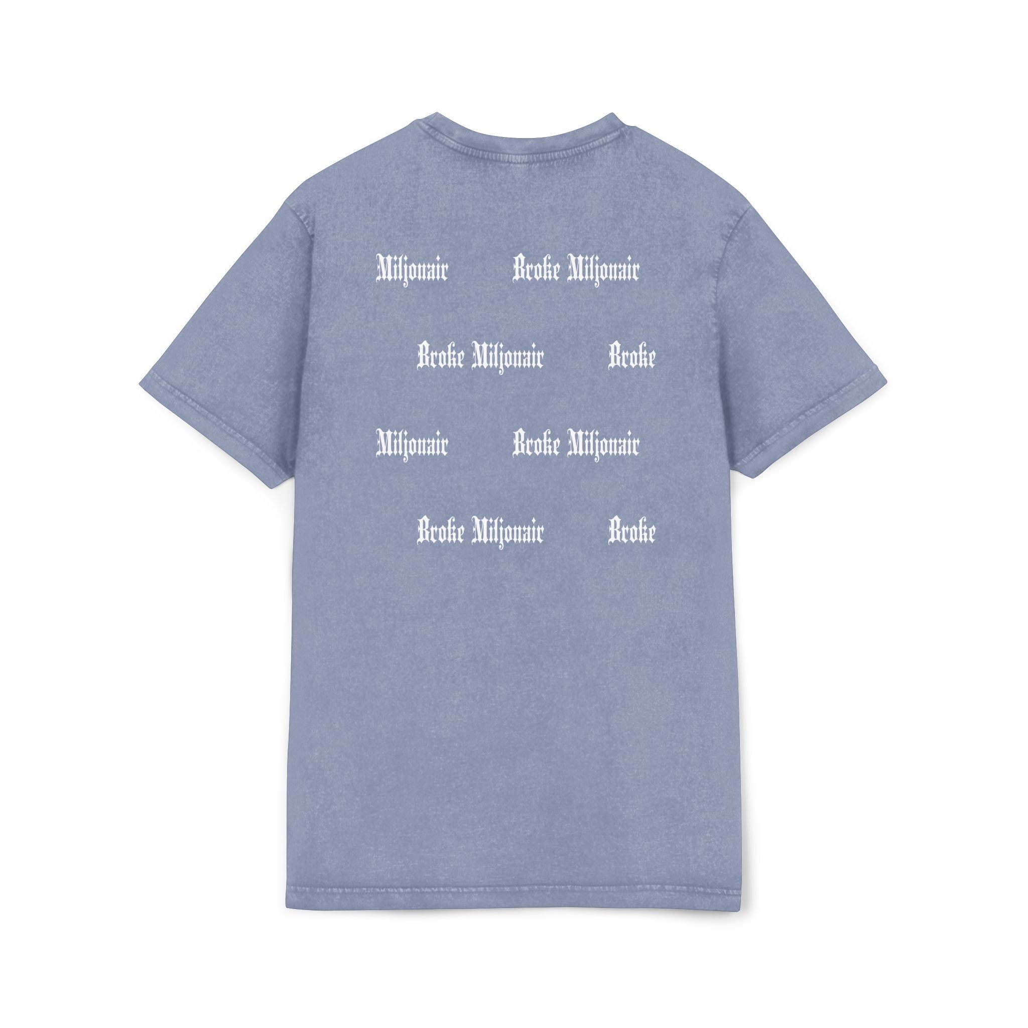 Broke Miljonair "BM" Acid Washed Round Neck Tee Regular Fit