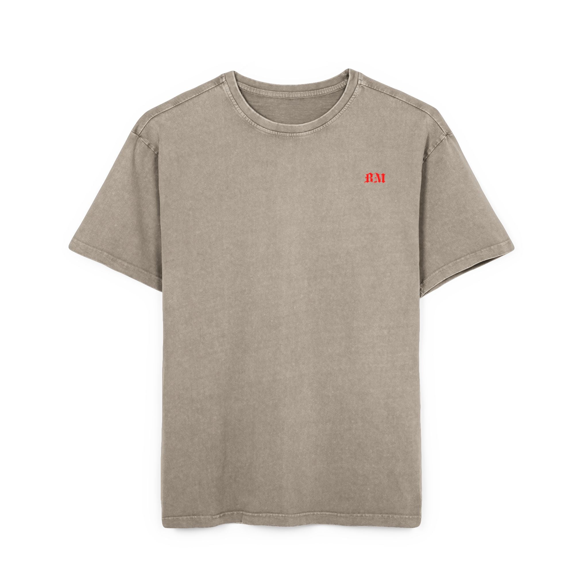 Broke Miljonair “BM” Acid Washed Floral Oversize Tee