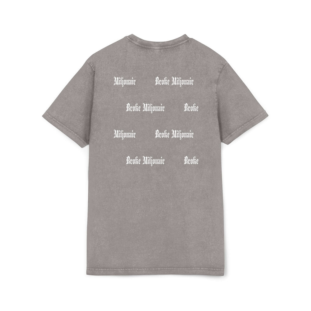 Broke Miljonair "BM" Acid Washed Round Neck Tee Regular Fit