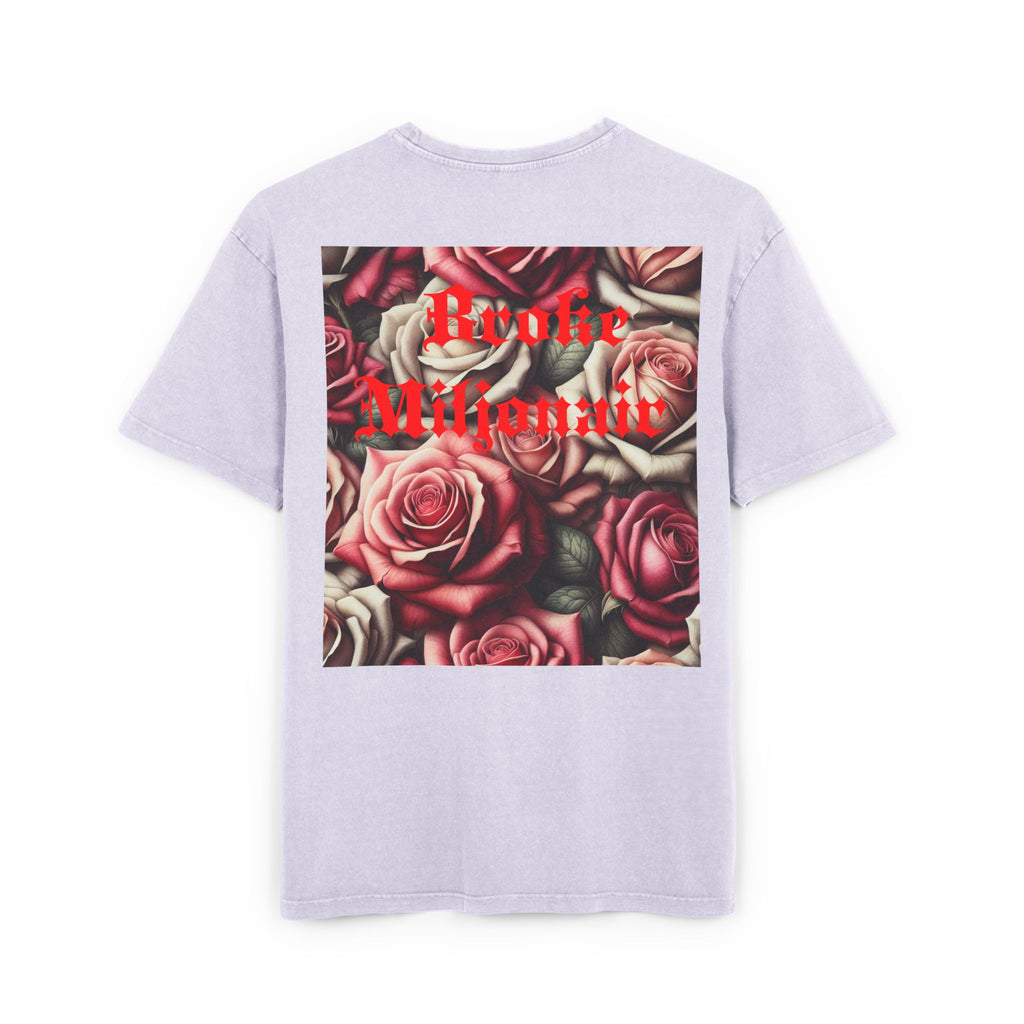 Broke Miljonair “BM” Acid Washed Floral Oversize Tee