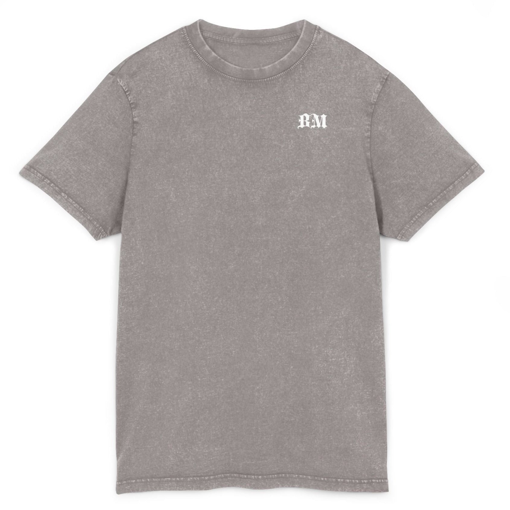 Broke Miljonair "BM" Acid Washed Round Neck Tee Regular Fit